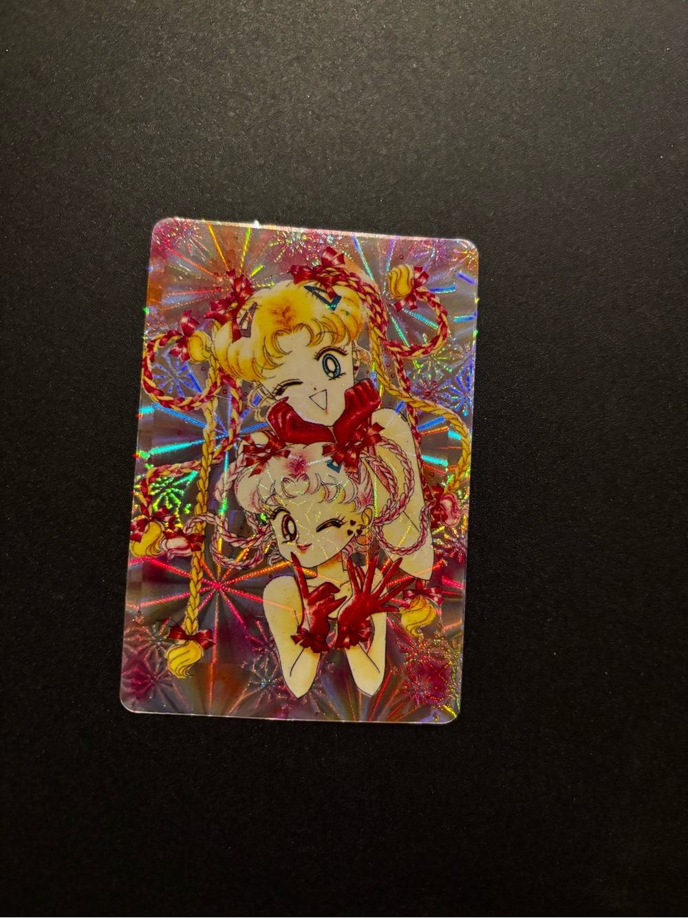 From My Collection • Vintage Sailor Moon SuperS Jumbo Prism Card Japan Bandai